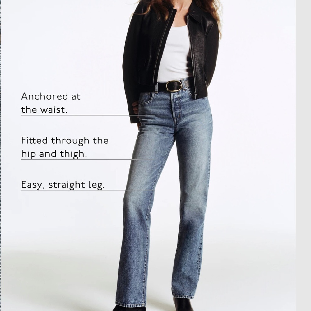Madewell longline straight jean NWT! - Picture 4 of 8